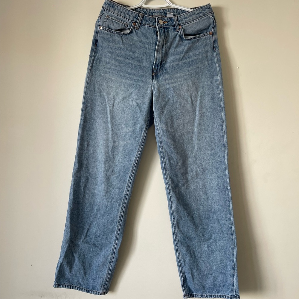 H&M Light Blue High Rise Jeans